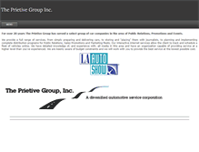 Tablet Screenshot of prietivegroupinc.com